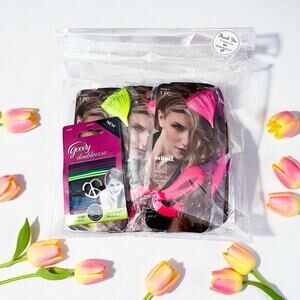 Huge Accessory Lot 7+ Hot Streaks Clip-In Faux Hair Beads Tattoos Feather Ties